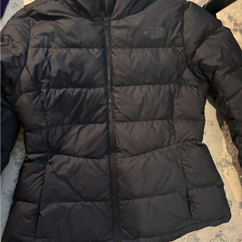 The North Face Charcoal Quilted Jacket
